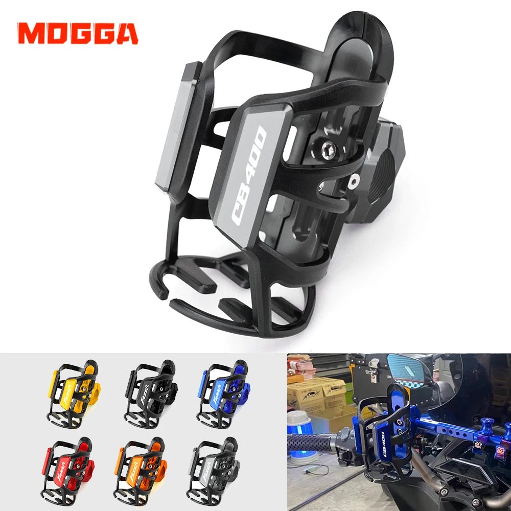 

For HONDA CB400 CB 400 CB-400 CNC Moto Water Bottle Drink Cup Beverage Coffee Cup Holder Sdand Mount Motorcycle Accessories
