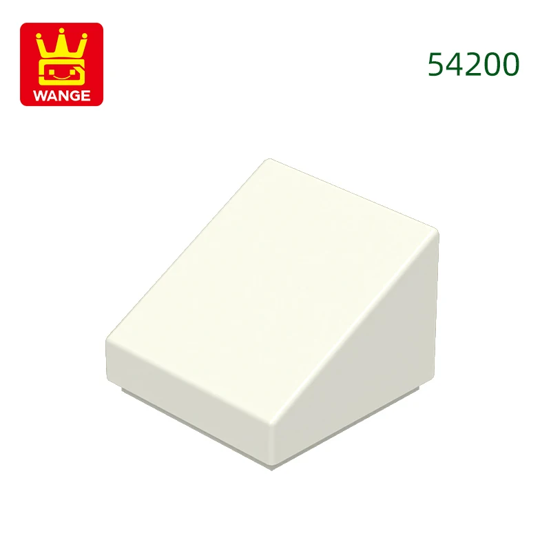 Wange 543 stks/partij 54200 1x1 Helling Bouwstenen Geneigd Panel Bricks DIY Compatibel met alle Merk Speelgoed voor Kinderen Geschenkdoos