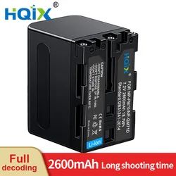 HQIX for Sony DCR-HC11 HC114 HC115 HC188 DVD300 DVD100 DVD200 DVD301 DVD101 PC115 PC330 PC8 Camera NP-QM71D FM70 Battery Charger