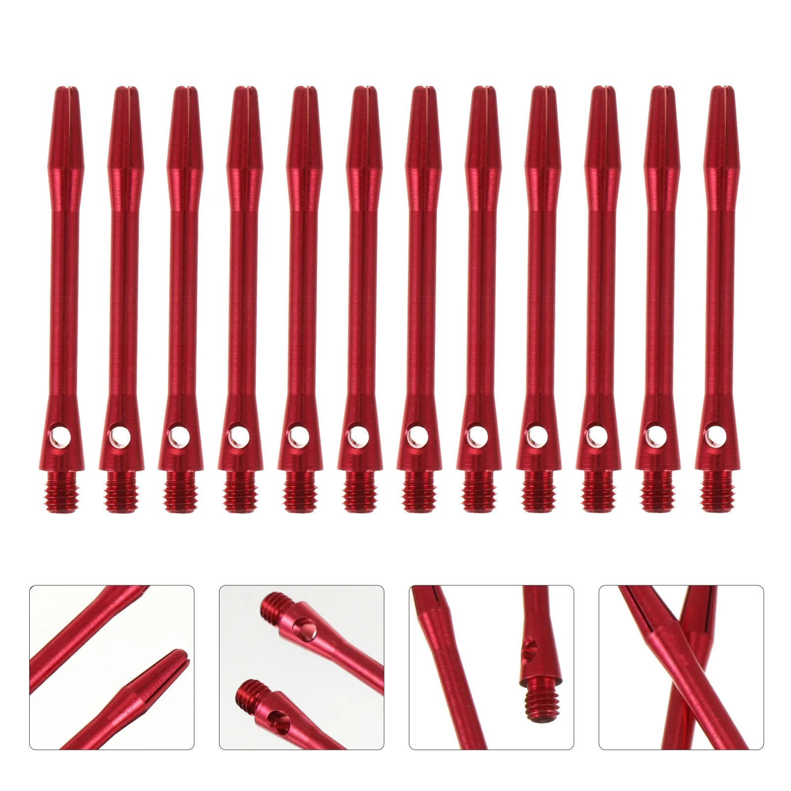 

12Pcs Metal Dart Shaft 45Mm Aluminum Alloy 2Ba Thread Stem Replacement for Standard Game Accessories Throwing Fitting