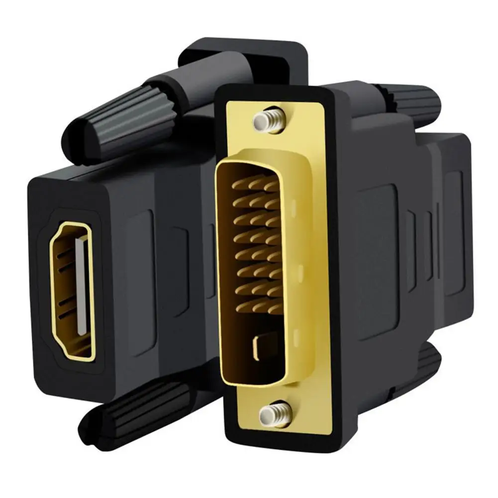 DVI to HDMI Adapter Converter 24+1 Bidirectional Cable for PC TV Monitor HDTV Projector Video Connection