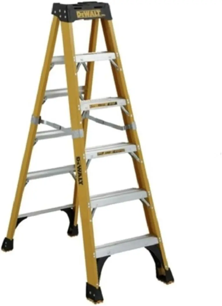 6' Fiberglass Stepladder folding ladder