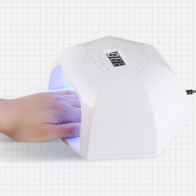 

Gel UV LED Nail Lamp, UV LED Nail Dryer with 4 Timer Settings Auto Sensor and LCD Screen, Gel Polish Lights Curing Lamp