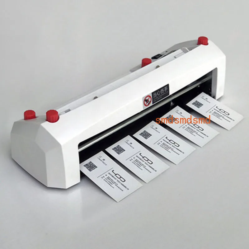 SK316 A4 size electric card cutter 90*54mm card size Heavy-duty fine-tuning electric business card cutting machine.