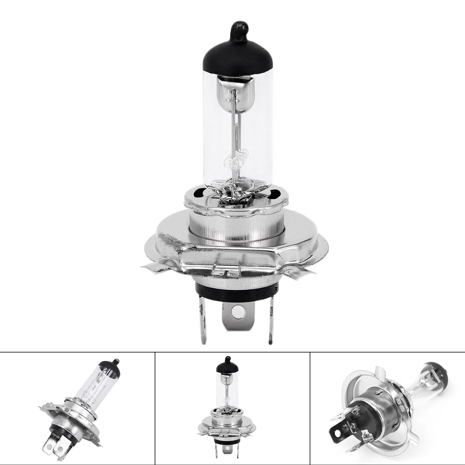 4300K Yellow Light Bulb Lamp light Aluminum Alloy Base H4 Aluminum alloy base Brightness Car Halogen Headlight