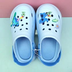 MINISO Stitch Marie Cat pantofole Cavernous simpatici sandali a doppio scopo con aggiunta di altezza antiscivolo elementi essenziali estivi genuini in-stock