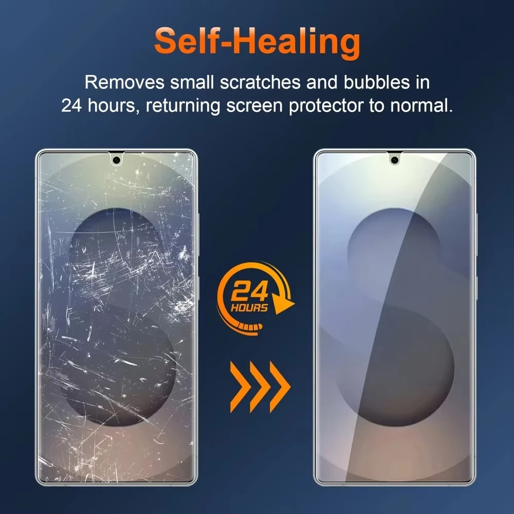 1-3 قطعة الخصوصية هيدروجيل فيلم لسامسونج S25 الترا S24 FE S23 S22 A56 A55 A54 A16 A15 A36 A35 A06 A25 A26 A05S حامي الشاشة