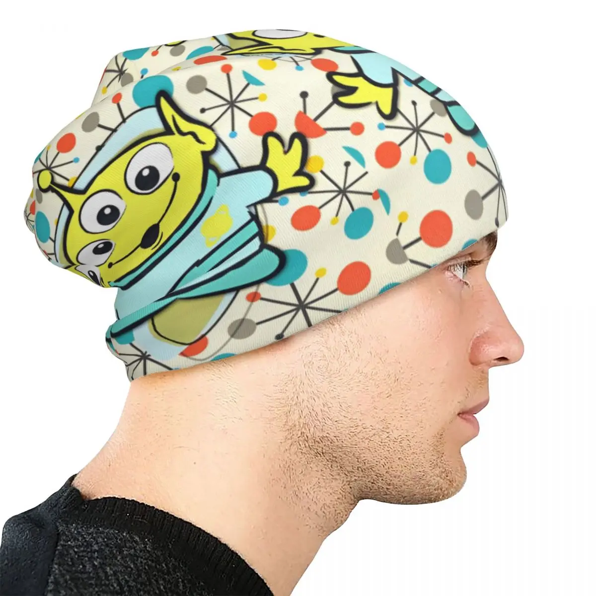 Kawaii mignon dessin animé Aliens casquette Toy Story Cool unisexe extérieur Skullies bonnets chapeau printemps chaud double usage Bonnet chapeaux