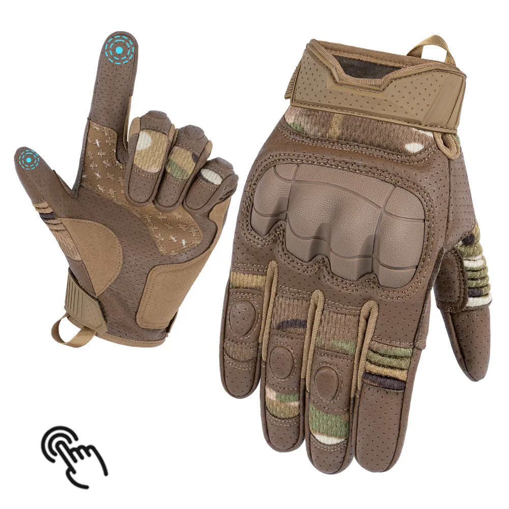 

Gloves Outdoor Touch Screen Mountaineering Protection Riding Motorcycle Motorcycle Technician Anti-skid Military Fan Gloves