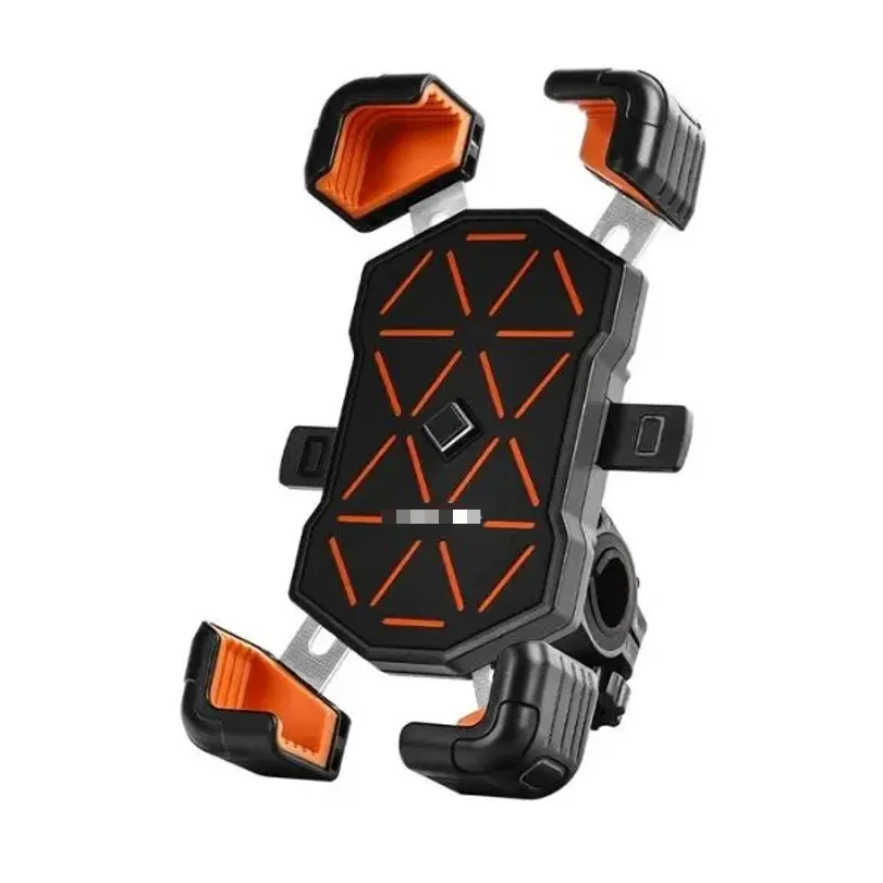 

Universal premium bicycle and motorcycle mobile holder - 360 ° compatible with iphone and others 4.7-6.8" mobile - orange