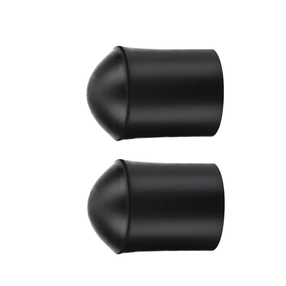 2pcs ​Rubber Double Bass Endpin Rubber Tip ​Inner Diameter 9.5mm Secure Stopper​ ​End Cap Accessory​ ​Black