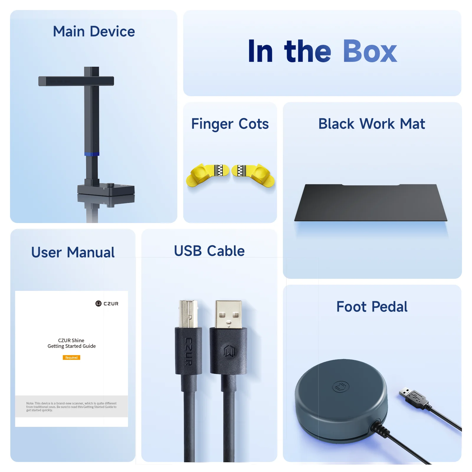 CZUR Shine Ultra แบบพกพา 13MP เครื่องสแกนหนังสือ Flatten Curve เทคโนโลยีจับ Max A3 เอกสาร Fast Scan สําหรับห้องสมุดสํานักงานโรงเรียน