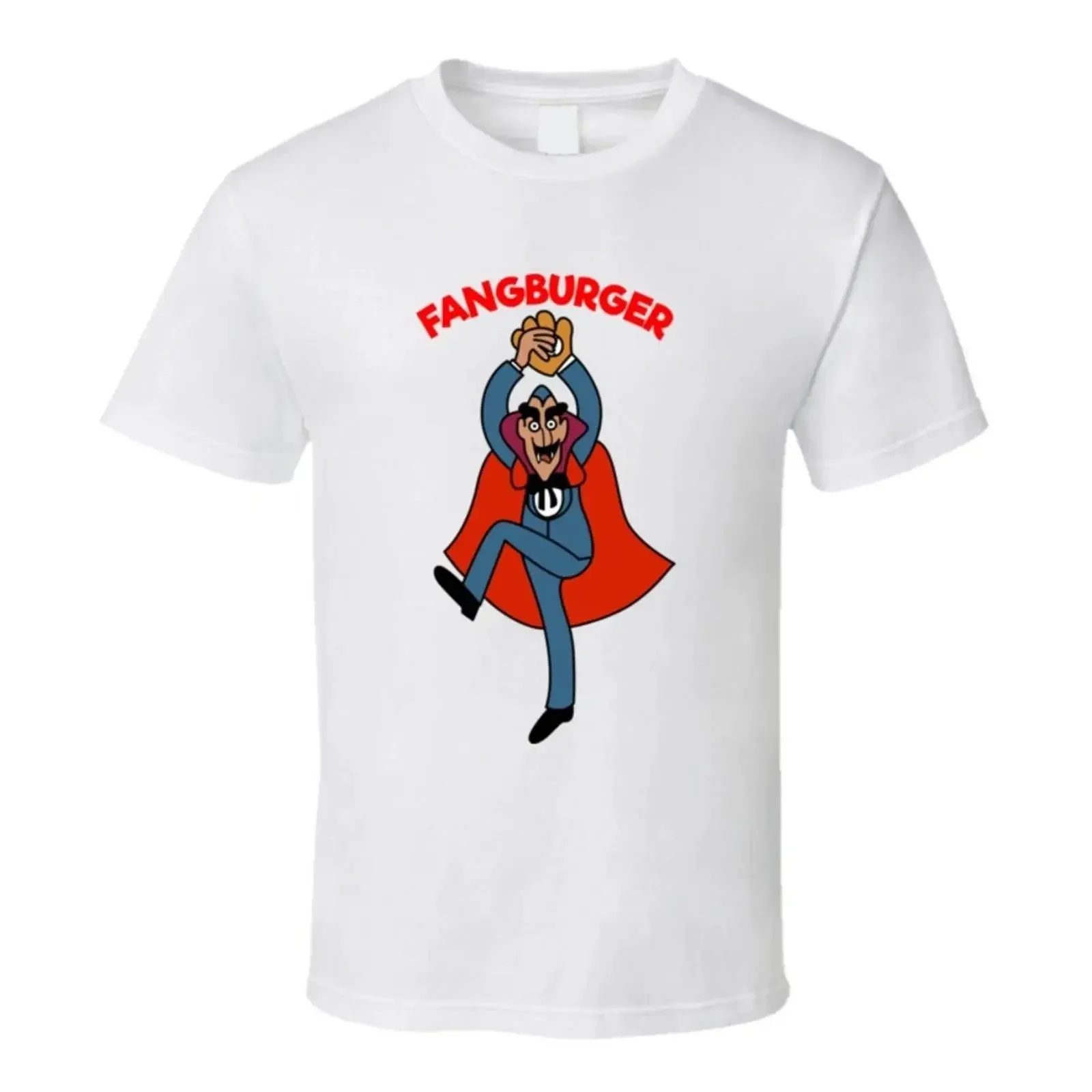 Fangburger Burger Koch Spaß Mahlzeit Figuren Feinschmecker Essen Fan T Shirt vintage Washed Breathable Top For Everyday Wear
