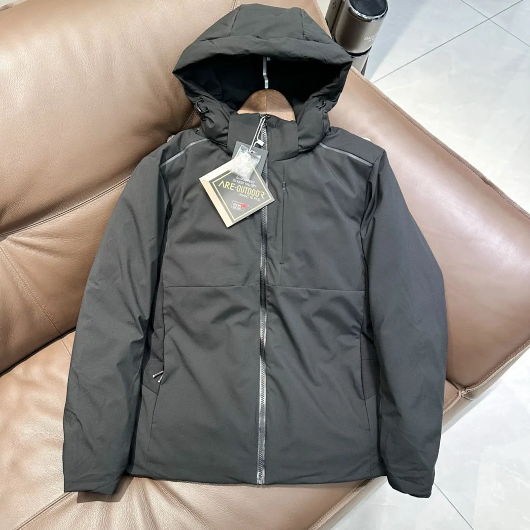 M5538 Jaket bebek termal untuk pria, Jaket bebek musim dingin kualitas tinggi, jaket luar ruangan tahan air, jaket Hiking Down untuk pria