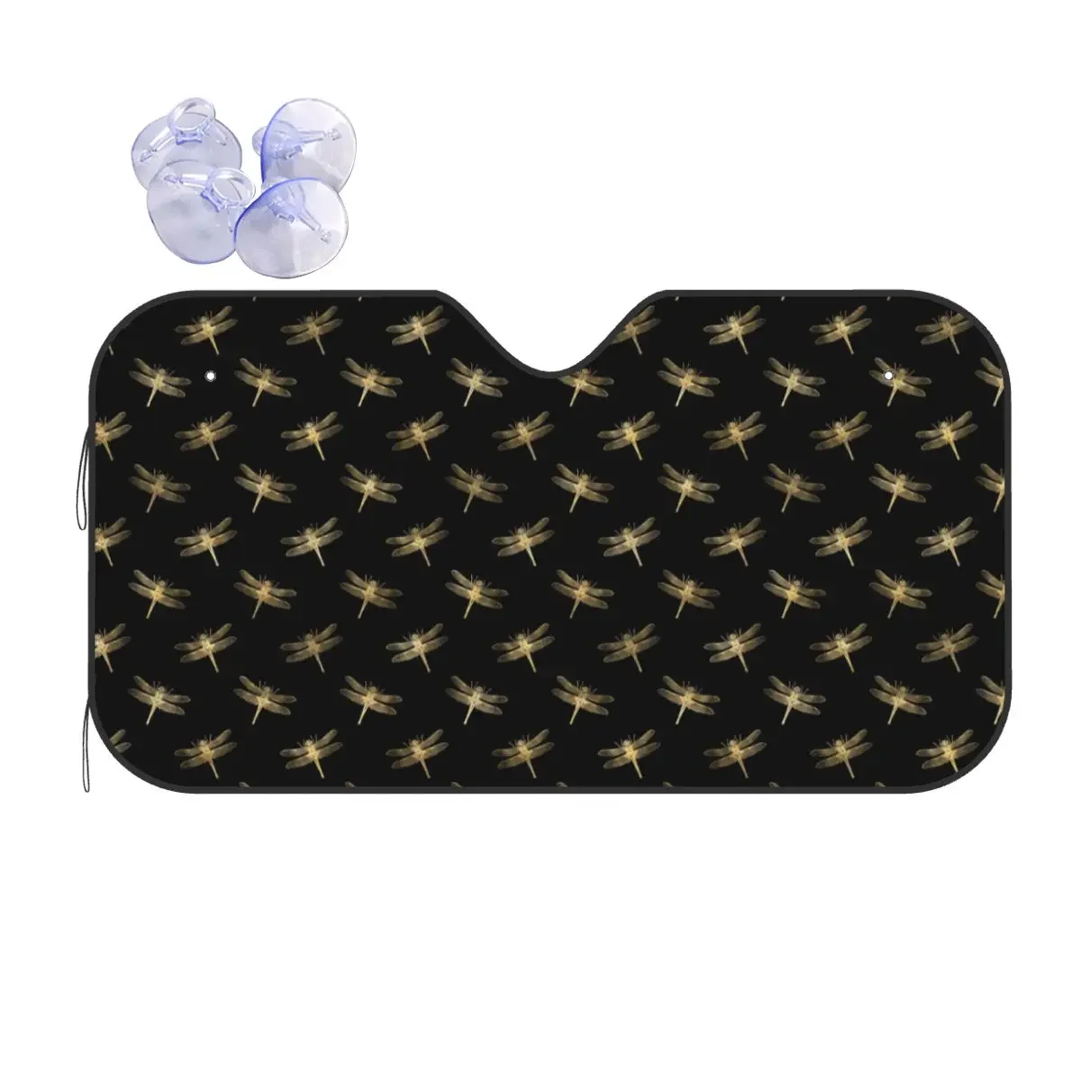 

Dragonfly Plaid Novelty Windshield Sunsha 76x140cm Animal Foils Car Sunsha Front Window Cover