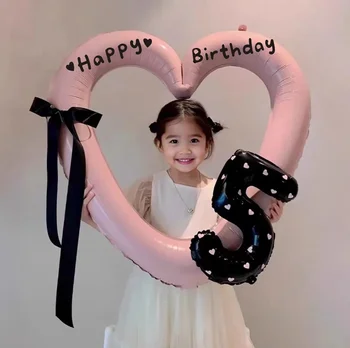 Hollow Out Love Heart Balloon Birthday Party Decoration Cute Love Ballons Baby Shower…