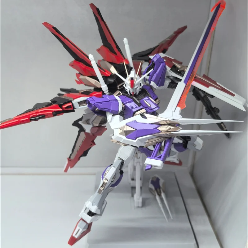 متوفر النسر نبض MG 1/100 طبعة ليلية داكنة طبعة مكررة قالب الغراء سبيكة إطار ورقة رذاذ تجميعها أطقم منمذجة الأطفال #4