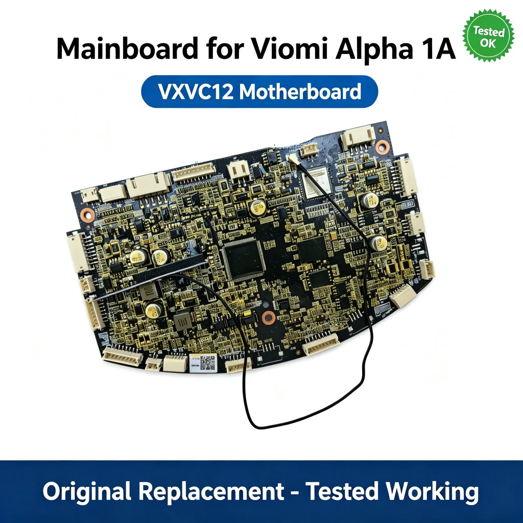 `Replacement Parts for Viomi Alpha 1A VXVC12 Robot Vacuum Mainboard Fan Motor Wheel Dust Bin Cliff Sensor Repair Accessories`