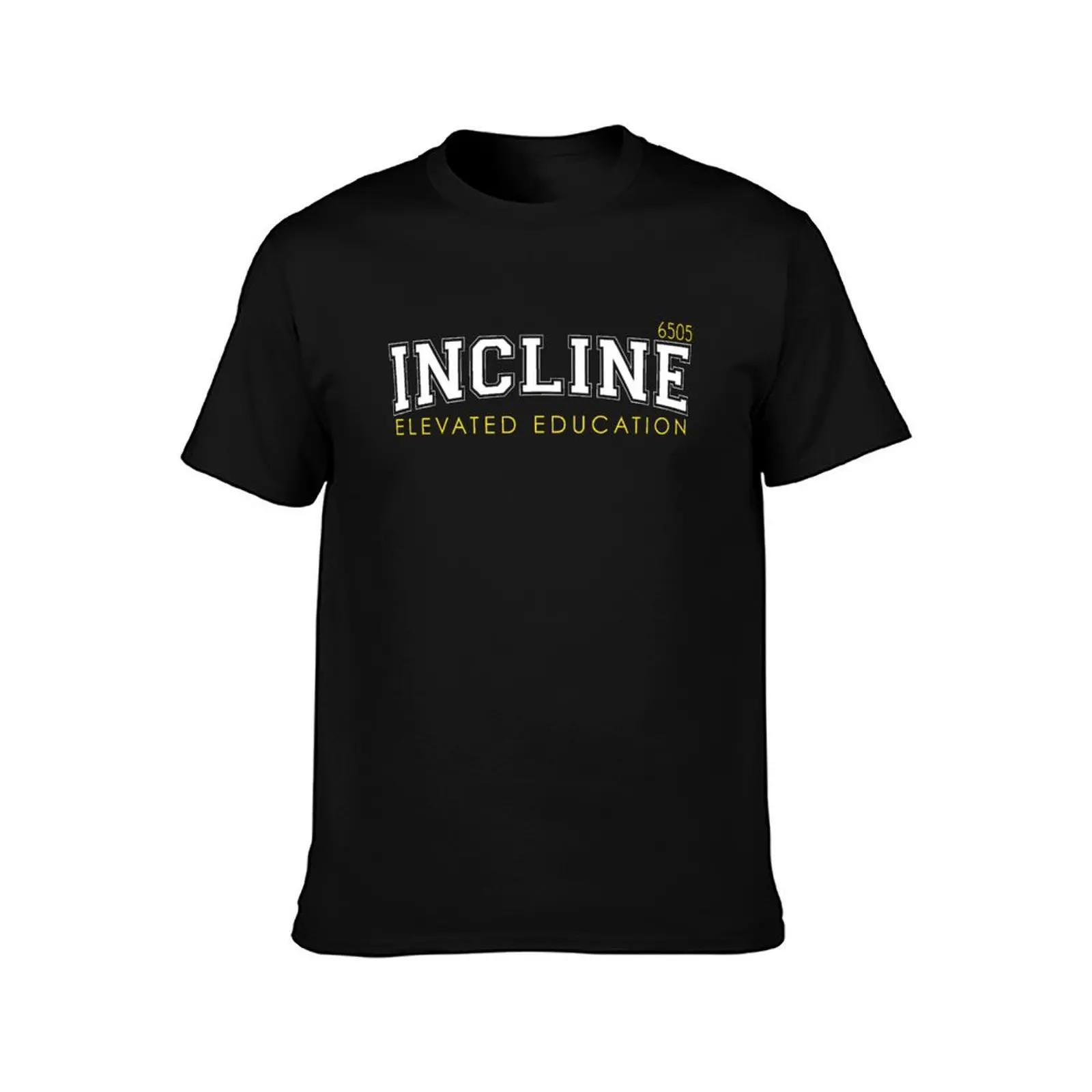 Incline Elevated Education T-Shirt man t shirts cotton T-Shirt