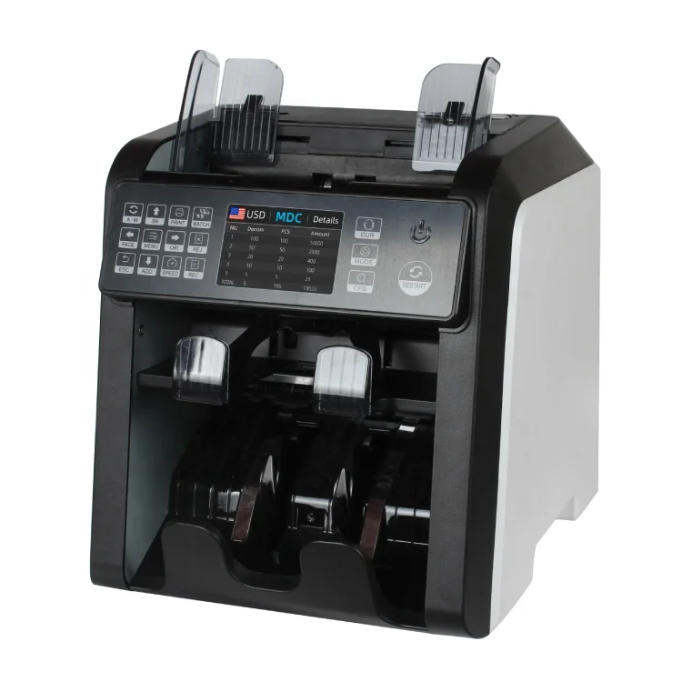 Discriminator Banknote Sorter Money Value Counter Bill AL-950 Two CIS 2 Pocket Currency