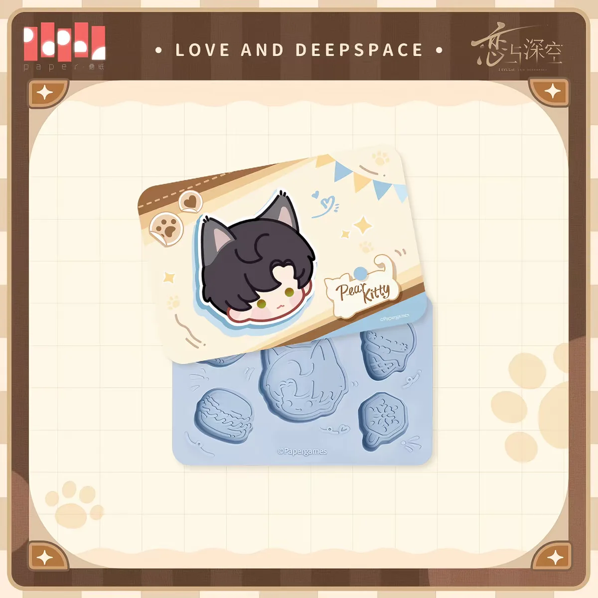 Love and Deepspace Your Cat Misses YouSeries Silicone Ice Cube Tray Cute Cat ShapeFood Grade Flexible Mold for Whiskey CoffeeDIY view 6