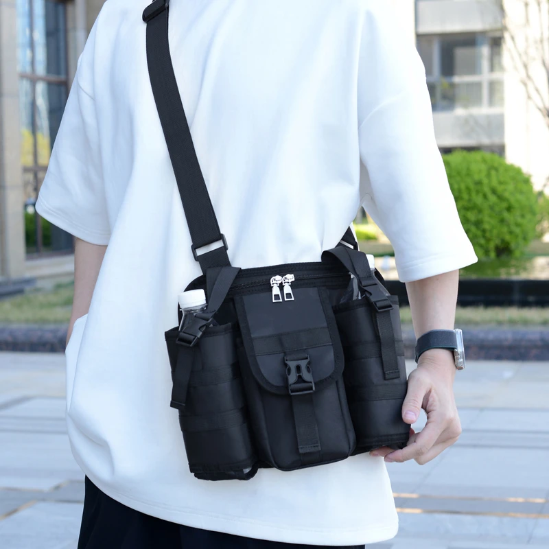 

Athletic Trainer Men's Shoulder Bag Oxford Sling Bag Outdoor Crossbody Bags for Men Convenient Riding Traveling Shoulder Bag