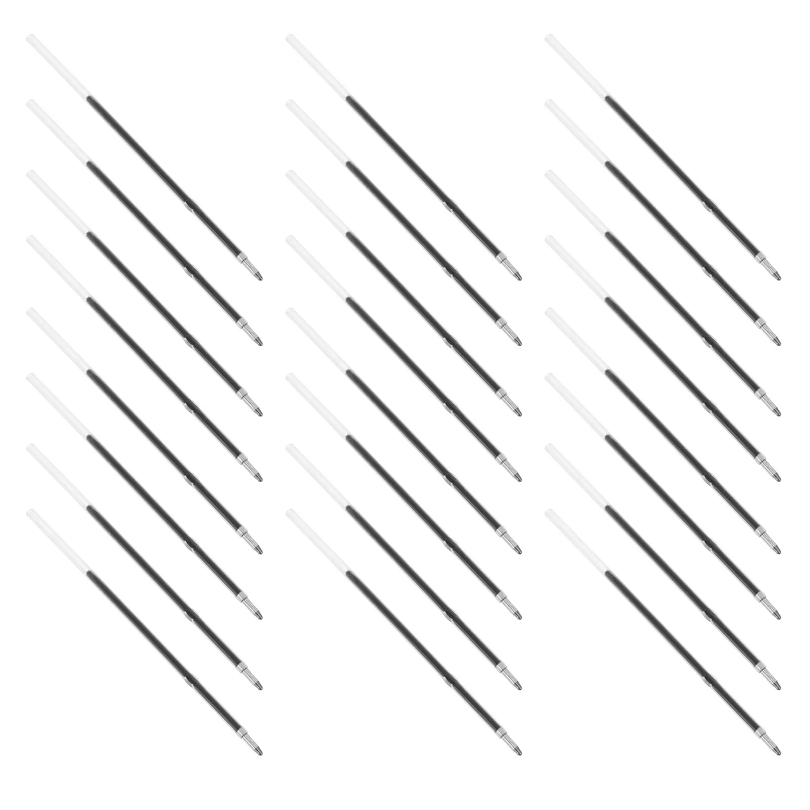 100Pcs Ballpoint Pen Refills Red Ink Replacement for Retractable Click Pens 0.7mm Medium Point Smooth Writing Office School