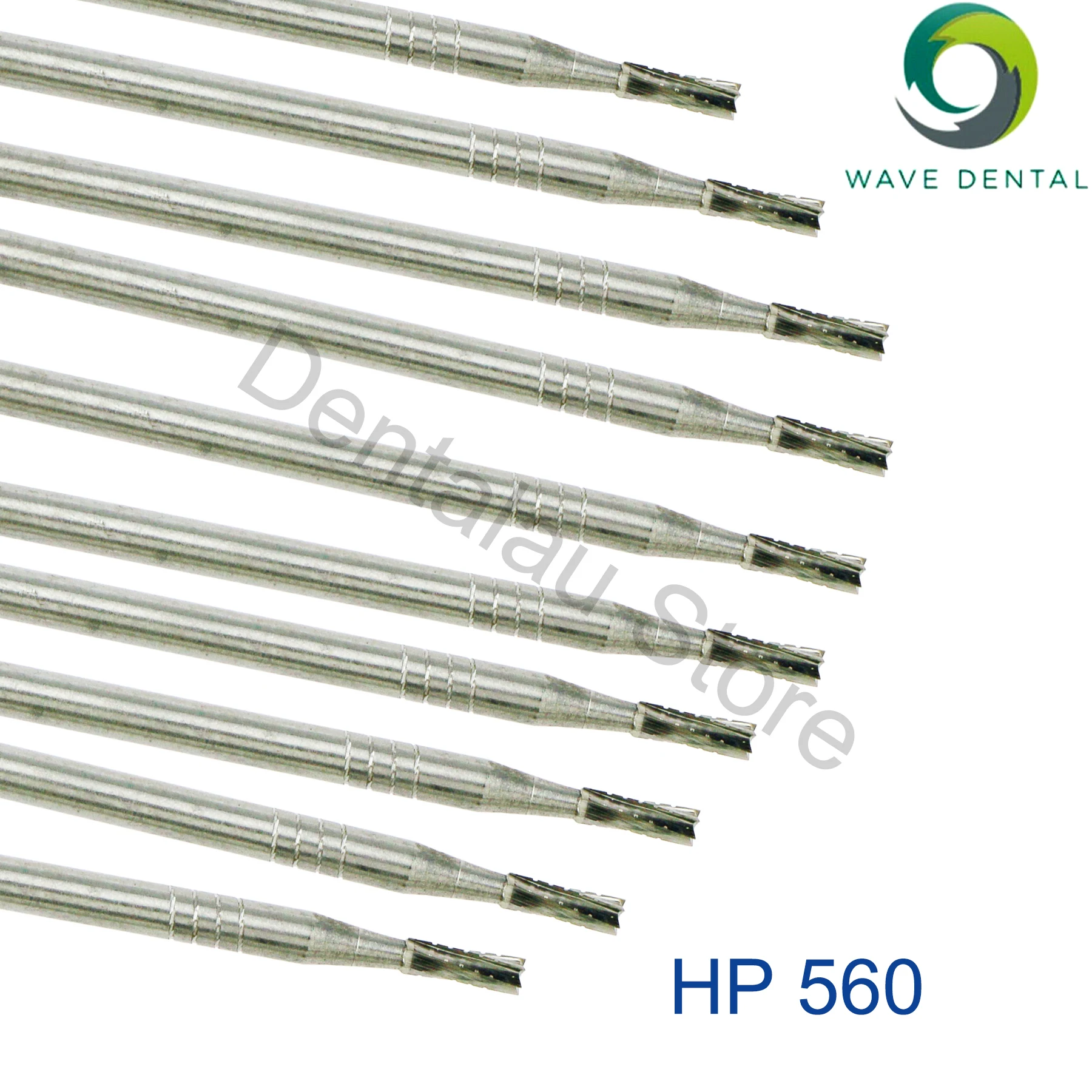 HP560 WAVE Dental Burs HP Tungsten Carbide Drills fit Dental low-speed straight handle Mobile Dentist Tools