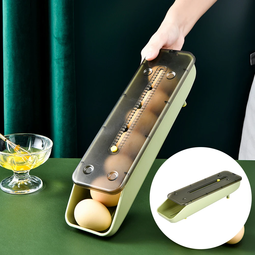 

Egg Storage Box Drawer Refrigerator Container Food Tray Plastic Organizer Stacking Egg Tray Fresh Keeping Box Suitable