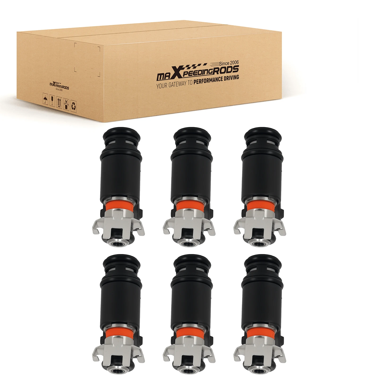 

6 новых бензиновых форсунок для VW EuroVan Golf Jetta 2.8L V6 1997-2001 M739 FJ573 021906031D