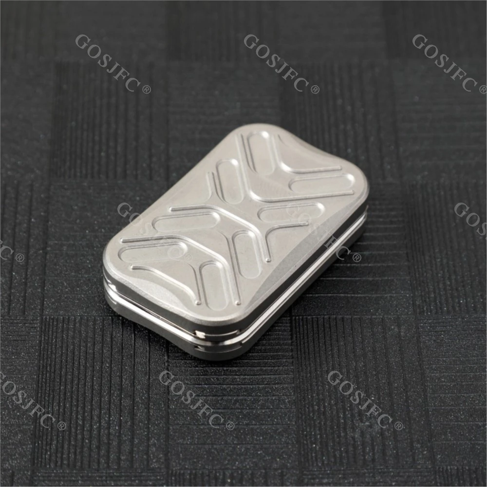 CaiNiao EDC MOD Ilimitado empurrando slider alívio do estresse brinquedo brinquedos para adultos titânio de aço inoxidável