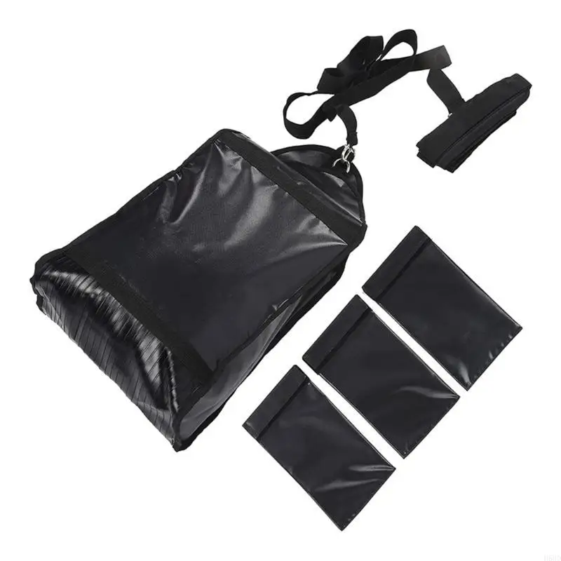 Adjustable Weight Sled Trainer Sandbag Sled Trainer Resistance Sled Trainer for Athlete Sprinter Speed Training Indoor 