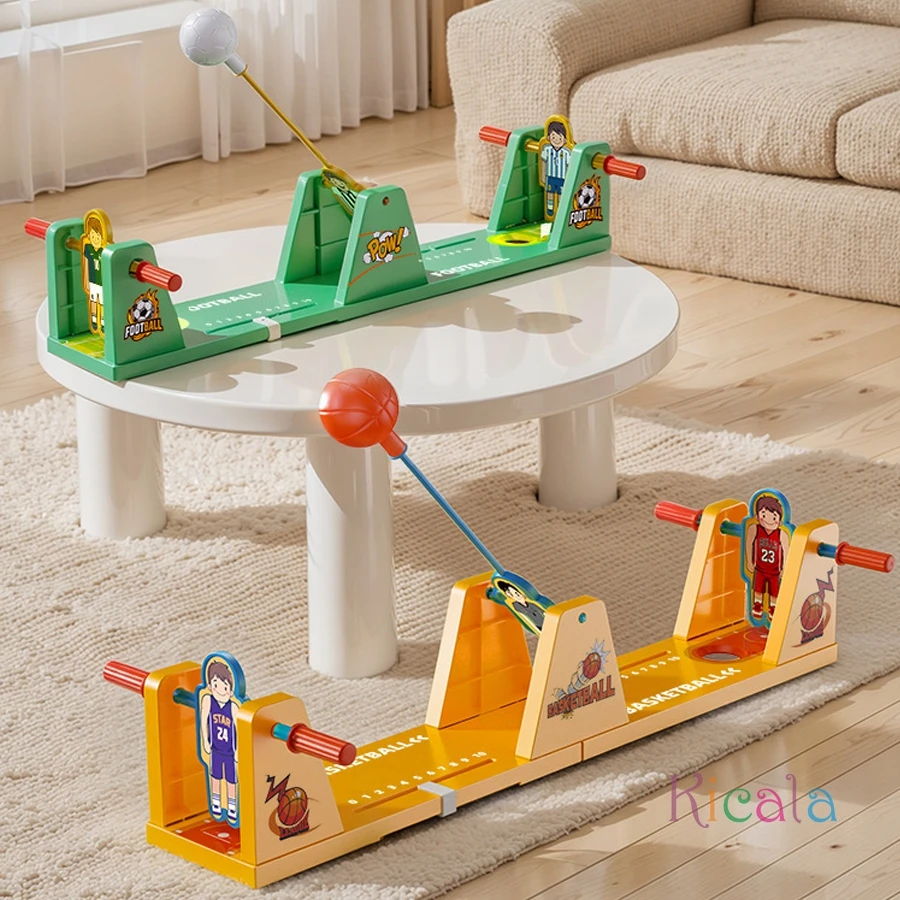 

Интерактивная настольная 2-плеерная боевая футбольная стрельба, детская STEM обучающая настольная футбольная игра для семейной вечеринки, рождественская игра