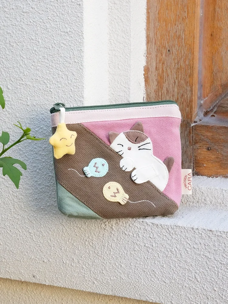 hikosen-cara-cotton-pattern-coin-purse-key-and-earphone-storage-small-bag-japanese-style-short-wallet-for-women