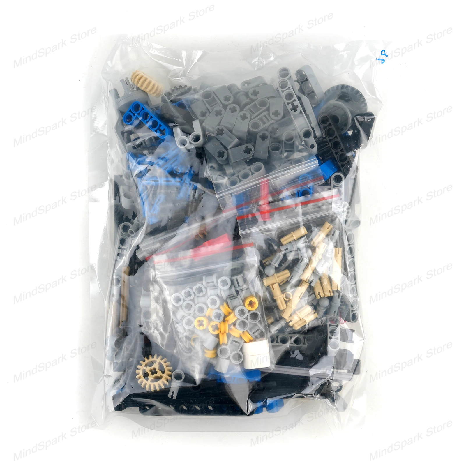 أربع عجلات تسلق سيارة اللبنات مع تعليق امتصاص الصدمات نموذج أجزاء حزمة MOC الطوب الفني لتقوم بها بنفسك اللعب