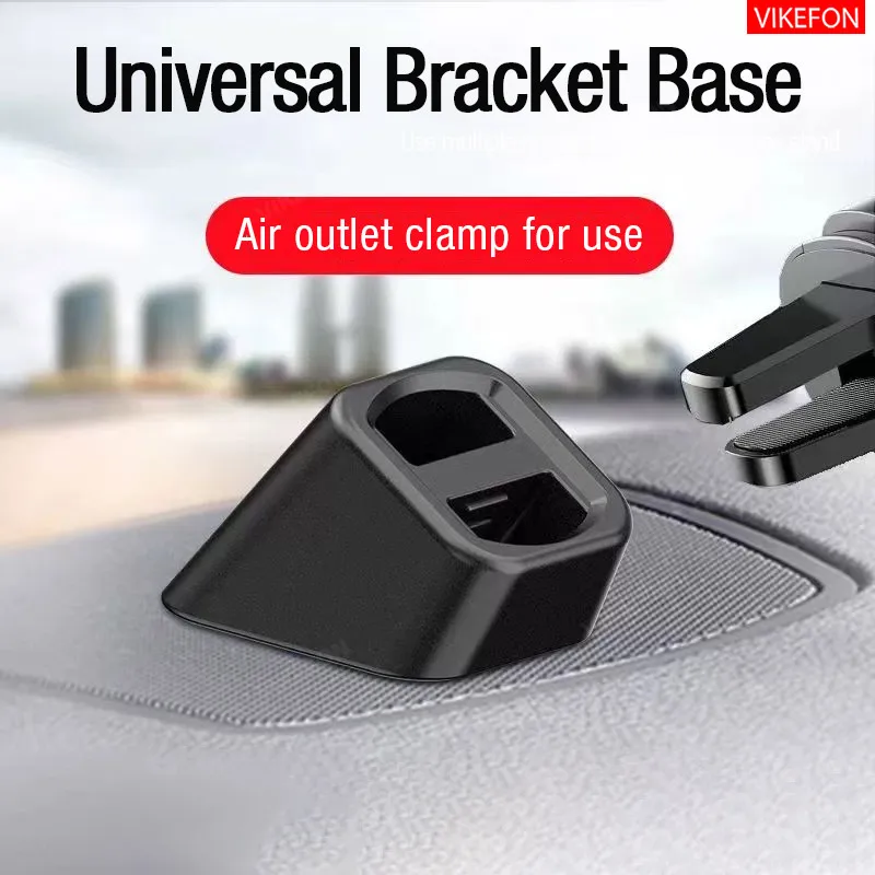 Pengisi daya mobil nirkabel Universal, dudukan dasar dasbor mobil, braket pemegang ponsel mobil, aksesori klip Outlet ventilasi udara