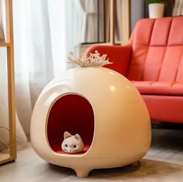 

3D Printed Eco-friendly Material Circular Breathable Pet Cage Pet Nest Dog And Cat House Made In China