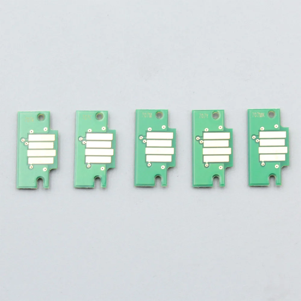 700ML PFI-707 PFI707 PFI 707 Permanent Cartridge Chip For Canon imagePROGRAF IPF830 IPF840 IPF850 Printer Reset Reusable Chips