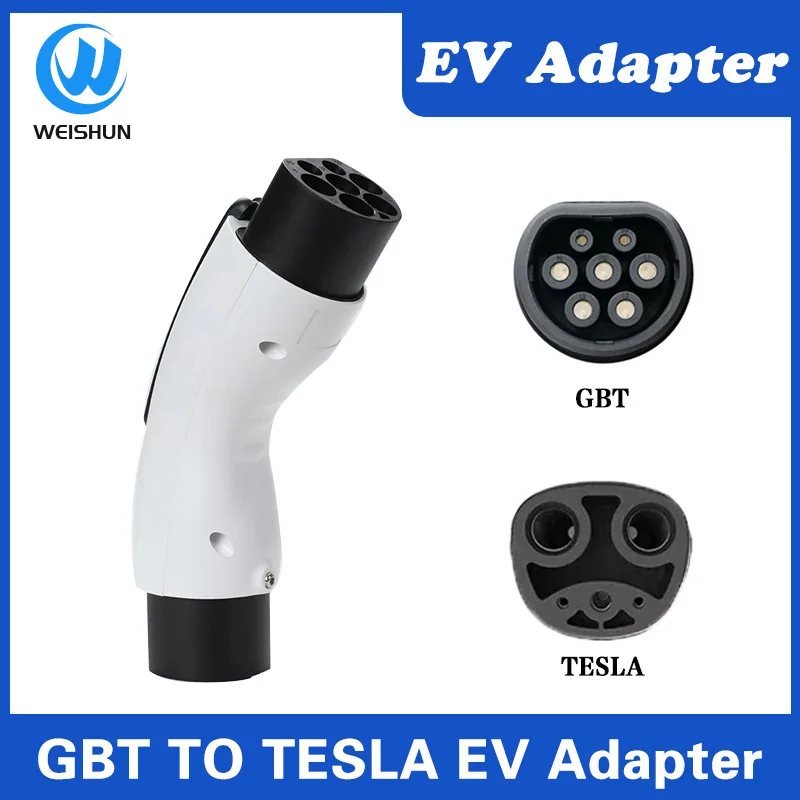 32A GBT to Tesla 7KW NACS Tesla Model 3 Y X S Car Adapter  Auto Parts 250V AC Charger For Tesla Use Accessories