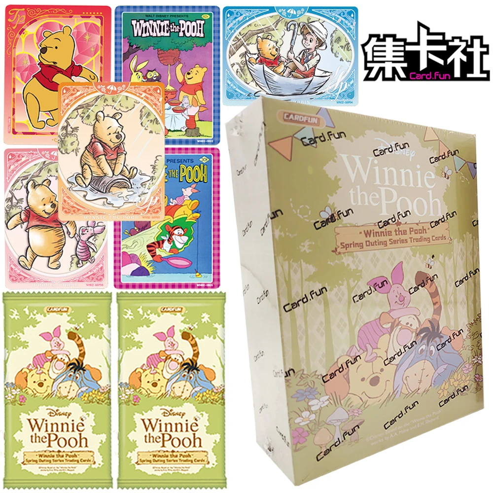 

New Genuine CARD.FUN Winnie The Pooh Collection Card Popular Holiday Gifts Classic Protagonist Cute Pooh Bear Tigger Cards Toys
