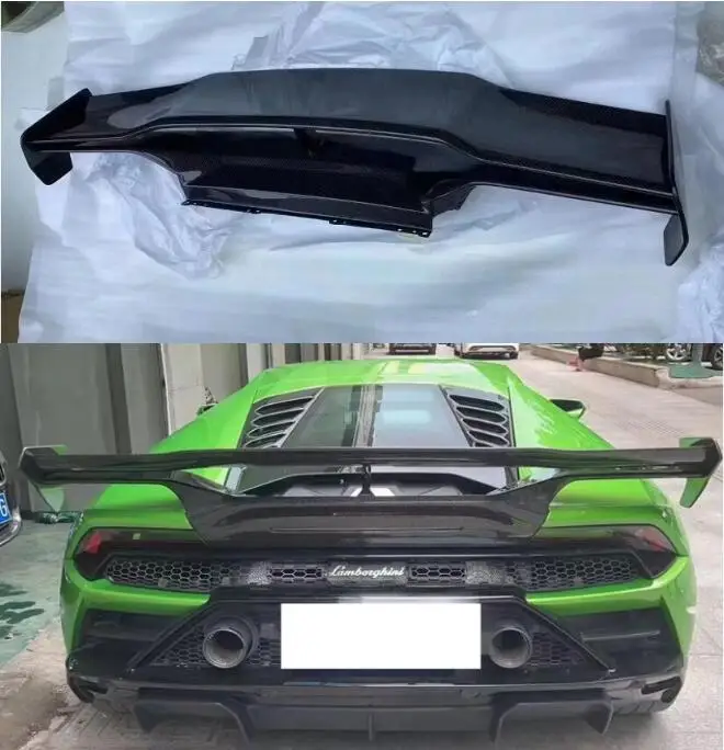 

Real Forging Carbon Fiber Car Rear Wing Trunk Lip Spoiler For Lamborghini Huracan LP580 LP610 EVO 2014 - 2020