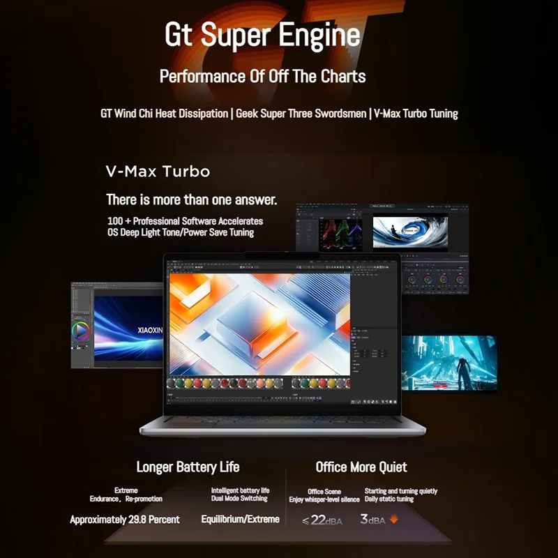 لاب توب لينوفو 2025 Xiaoxin Pro 14 AMD Ryzen Al 9 H 365/7 H 350/32GB LPDDR5X 1T SSD 16 بوصة 2.8K OLED 120 هرتز شاشة الكمبيوتر المحمول