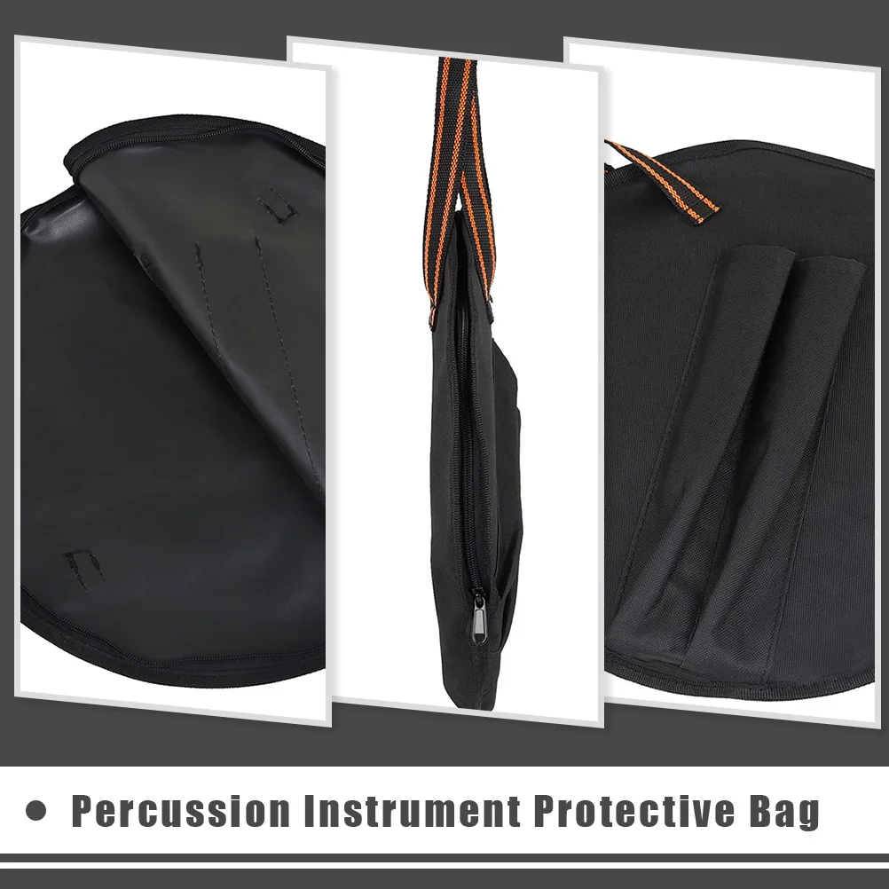 

Dumb Drum Storage Bag Practice Carry Cases Stick Holder Halloween Handheld Drums Bags Snare Backpack