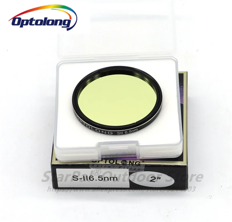 OPTOLONG 2 Inch Filter Astronomy Telescope SII-CCD 6.5nm Narrow-Band Filter for Deep Sky LD1011D