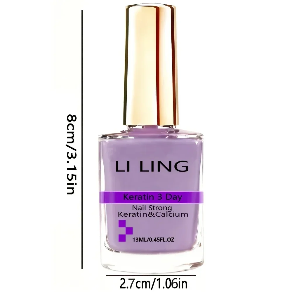Icy Plum Stärkender Nagellack, Neuer Frühling-Sommer-Härter, Schnell trocknende Maniküre, ein Muss für Nagelkunst-Liebhaber. – Detail 5