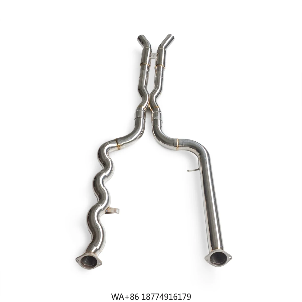 

Подходит для M3/M4 G80/G82/G83/G8X 3.0T 2021-2023, выхлопная труба, двойной резонатор, средняя труба равной длины, прямая продажа с фабрики