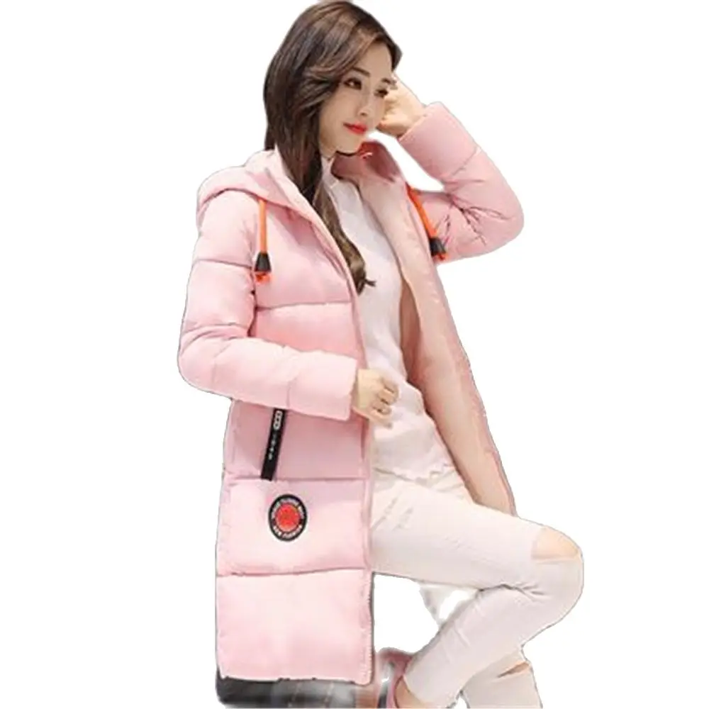 

2024 Women Winter Clothes Ladies Casual Long Coats Woman Jackets Winter Women Hooded Fur Collar Cotton Parkas Warm Coat Outwear