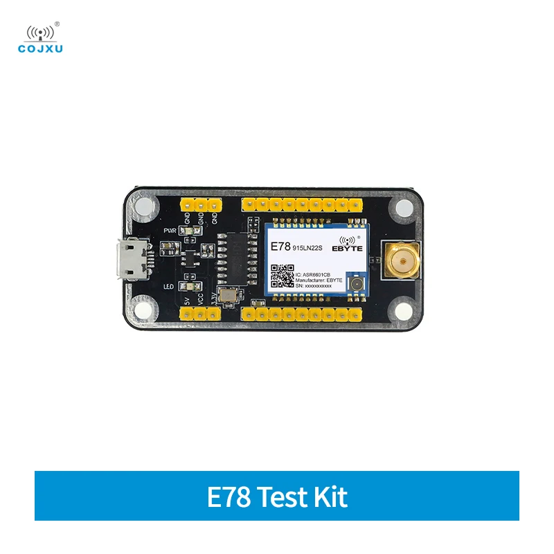 Test Board E78 Test Kit COJXU E78-915TBL-02 Pre-soldered E78-915LN22S(6601) with a Rubber Antenna USB Interface