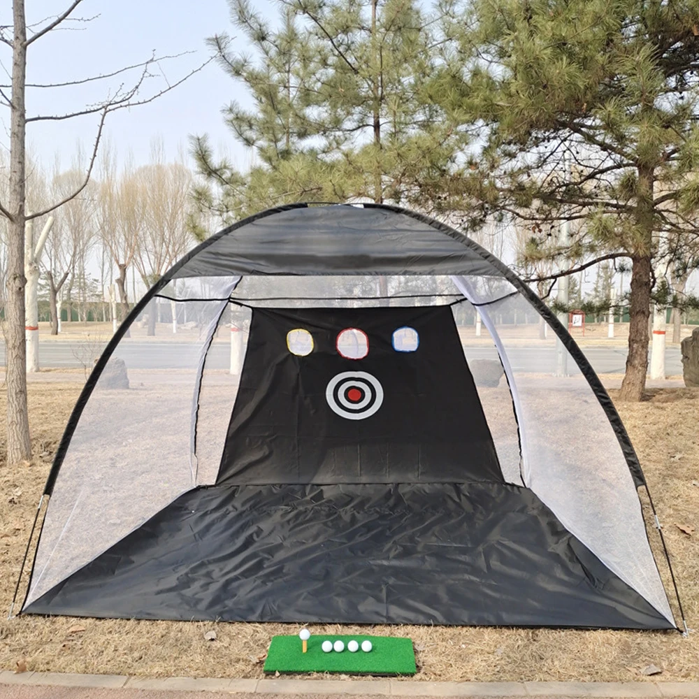 Indoor and Outdoor  Chipping Net Set Collapsible  Pitching Cages Foldable  Practice Net  Training Equipment Kit