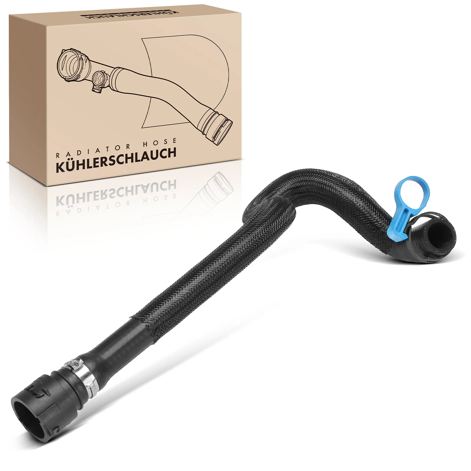 Frankberg 1x Kühlerschlauch Kühlwasserschlauch für BMW 5er F07 F10 F11 Touring 6er F12 F13 7er F01 F02 F03 F04 51614 17127575453